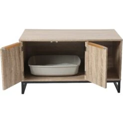 Frisco Walkway Entrance Two Door Bench Cat Litter Box Cover -Cat Supplies 322631 PT3. AC SS1800 V1653421653