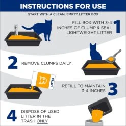 Arm & Hammer Litter Clump & Seal Lightweight Scented Clumping Cat Litter -Cat Supplies 325464 PT6. AC SS1800 V1663796930