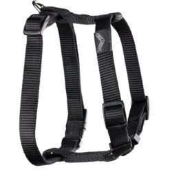 WALKABOUT Chest Halter Adjustable Dog & Cat Harness, Black