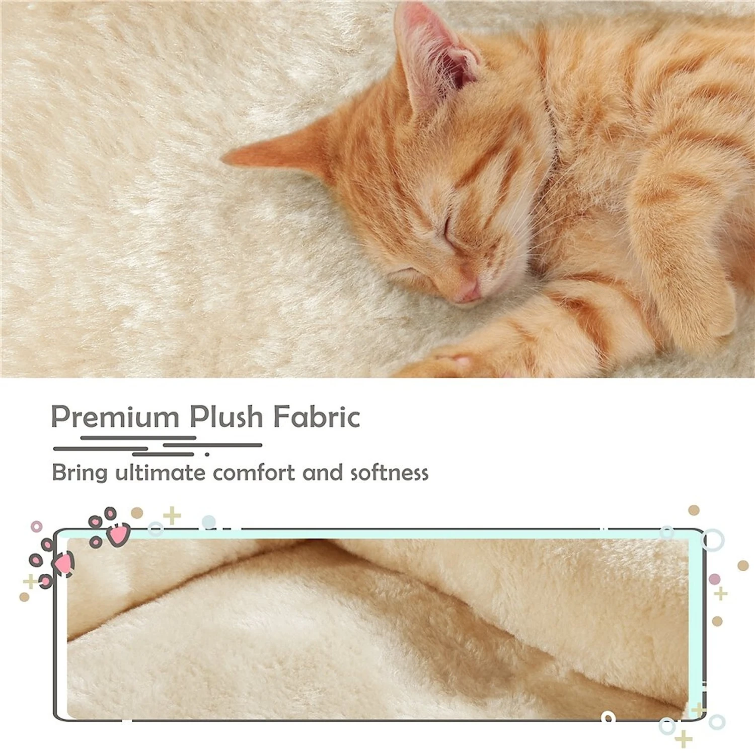 Yaheetech 2-Level 23.5-in Plush Cat Tree & Condo 4 Yaheetech 2-Level 23.5-in Plush Cat Tree & Condo - Image 4