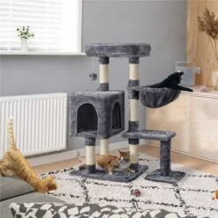 Yaheetech 4-Level 38-in Plush Cat Tree & Condo -Cat Supplies 325680 PT8. AC SS1800 V1631154089