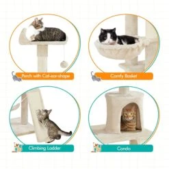 Yaheetech 63.5-in Plush Cat Tree & Condo 13 Yaheetech 63.5-in Plush Cat Tree & Condo -Cat Supplies 325702 PT4. AC SS1800 V1686153625