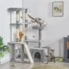 Yaheetech Activity Town 53.5-in Plush Cat Tree