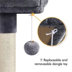 Yaheetech 57-in Cat Tree Tower -Cat Supplies 325725 PT7. AC SS1800 V1686153466