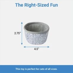 Frisco Guacamole Bowl Cat Toy With Catnip, Medium, 4 Count -Cat Supplies 327059 PT2. AC SS1800 V1645205849