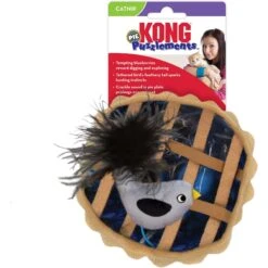 KONG Cat Puzzlements Pie Plush Cat Toy -Cat Supplies 331294 PT3. AC SS1800 V1633528624