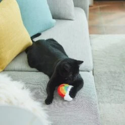 Frisco Pride Rainbow Plush Cat Toy With Silvervine -Cat Supplies 331690 PT3. AC SS1800 V1647355685