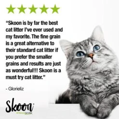 Skoon All Natural Fine-Grain Unscented Non-Clumping Cat Litter -Cat Supplies 333931 PT6. AC SS1800 V1633464812