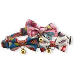 Necoichi Temari Bow Tie Breakaway Cat Collar 12 Necoichi Temari Bow Tie Breakaway Cat Collar -Cat Supplies 335349 PT5. AC SS1800 V1633994774