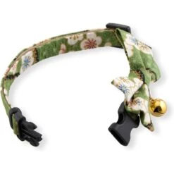 Necoichi Hanami Bow Tie Breakaway Cat Collar -Cat Supplies 335355 PT3. AC SS1800 V1644907914