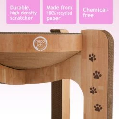 Necoichi Cozy Cat Scratcher Tower Toy -Cat Supplies 336322 PT3. AC SS1800 V1674730084