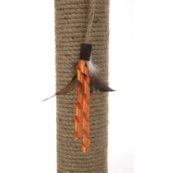 SmartyKat Simply Scratch Jute Cat Scratch Post With Feather Cat Toy 8 SmartyKat Simply Scratch Jute Cat Scratch Post With Feather Cat Toy -Cat Supplies 336397 PT2. AC SS1800 V1634309623