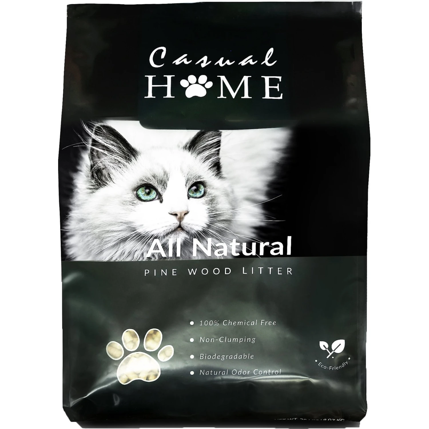 Casual Home Natural Pine Pellet Unscented Non-Clumping Cat Litter, 20-lb Bag 1 Casual Home Natural Pine Pellet Unscented Non-Clumping Cat Litter, 20-lb Bag