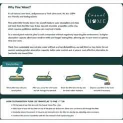 Casual Home Natural Pine Pellet Unscented Non-Clumping Cat Litter, 20-lb Bag 16 Casual Home Natural Pine Pellet Unscented Non-Clumping Cat Litter, 20-lb Bag -Cat Supplies 338569 PT7. AC SS1800 V1635348720