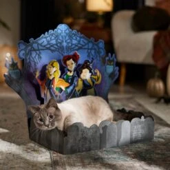 Disney Halloween Hocus Pocus Graveyard Step-In Cat Scratcher Toy -Cat Supplies 344493 PT4. AC SS1800 V1689878085