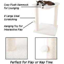 Pet Adobe 19-in Sisal Cat Tree & Condo -Cat Supplies 345039 PT2. AC SS1800 V1637286457
