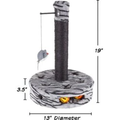 Pet Adobe Interactive 19-in Sisal Cat Scratching Post -Cat Supplies 345048 PT1. AC SS1800 V1637286989