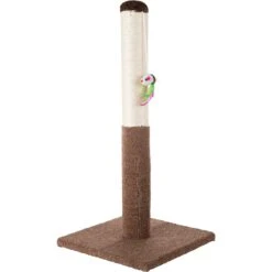 Pet Adobe 24.5-in Sisal Cat Scratching Post With Toy -Cat Supplies 345065 PT5. AC SS1800 V1637282834