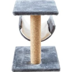 Two By Two The Hazel Sisal Cat Tree, Small, Grey -Cat Supplies 346903 PT1. AC SS1800 V1638313322