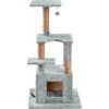 Two By Two The McIntosh Cat Tree, Medium, Grey