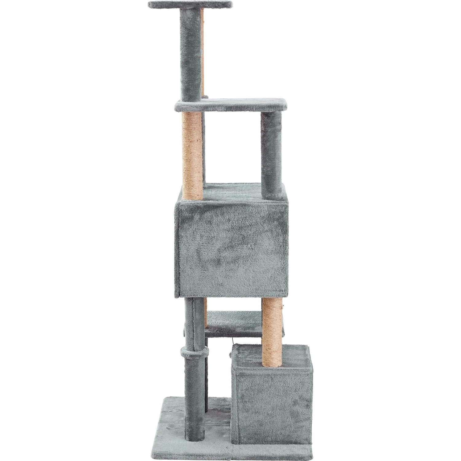 Two By Two The Honeycrisp Cat Tree, Large, Grey 3 Two By Two The Honeycrisp Cat Tree, Large, Grey - Image 3