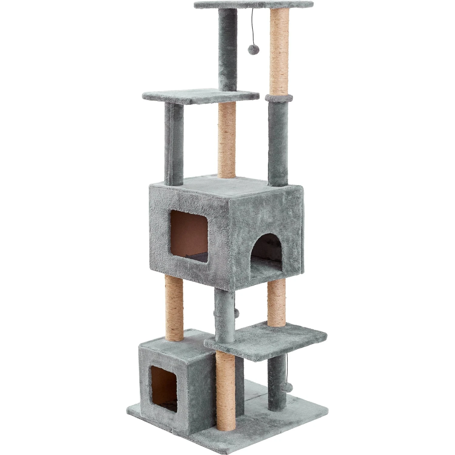 Two By Two The Honeycrisp Cat Tree, Large, Grey 5 Two By Two The Honeycrisp Cat Tree, Large, Grey - Image 5