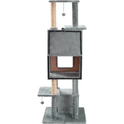Two By Two The Honeycrisp Cat Tree, Large, Grey 13 Two By Two The Honeycrisp Cat Tree, Large, Grey -Cat Supplies 346921 PT5. AC SS1800 V1638317516