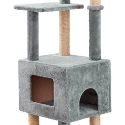 Two By Two The Honeycrisp Cat Tree, Large, Grey 14 Two By Two The Honeycrisp Cat Tree, Large, Grey -Cat Supplies 346921 PT6. AC SS1800 V1638310668
