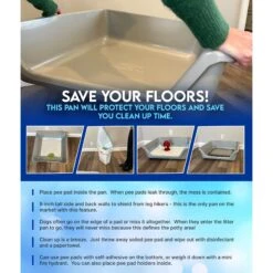 Shirley K's Senior Cat Litter Box, X-Large -Cat Supplies 347408 PT5. AC SS1800 V1679682947