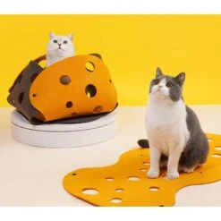 ZEZE "The Cheese" Adjustable Tunnel Cat Toy -Cat Supplies 347443 PT2. AC SS1800 V1657657091