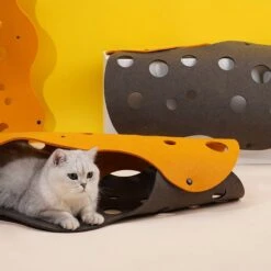 ZEZE "The Cheese" Adjustable Tunnel Cat Toy -Cat Supplies 347443 PT6. AC SS1800 V1657657091
