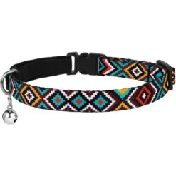 CollarDirect Tribal Pattern Ethnic Design Nylon Cat Collar -Cat Supplies 348060 PT2. AC SS1800 V1639794386