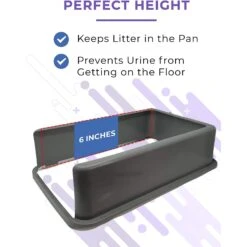 IPrimio Stainless Steel Cat Litter Box, X-Large -Cat Supplies 352817 PT5. AC SS1800 V1642529497