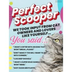 IPrimio Deep Shovel Cat Litter Scooper, X-Large -Cat Supplies 352822 PT5. AC SS1800 V1642529507