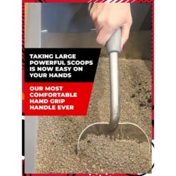 IPrimio Polished Aluminum, Cat Scooper, X-Large -Cat Supplies 352826 PT3. AC SS1800 V1642529794