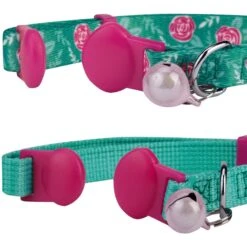 Blueberry Pet The Power Of All In One Stunning Plum Adjustable Breakaway Cat Collar With Bell, 2 Count -Cat Supplies 354270 PT4. AC SS1800 V1639503420