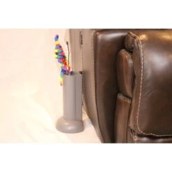 Feline Ruff Cat Teaser Wand Holder Storage Organizer, Gray -Cat Supplies 354378 PT6. AC SS1800 V1641513719