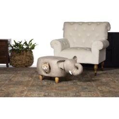 Prevue Pet Products Elephant Dog & Cat Ottoman -Cat Supplies 354658 PT1. AC SS1800 V1661979885