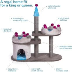 Prevue Pet Products King's Cat Castle -Cat Supplies 354664 PT2. AC SS1800 V1693492199