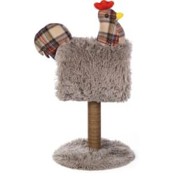 Prevue Pet Products Cozy Chicken 25.5-in Faux Fur Cat Tree -Cat Supplies 354672 PT3. AC SS1800 V1662061249