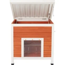 Frisco Outdoor Wooden Cat House With Retractable Roof -Cat Supplies 361008 PT4. AC SS1800 V1658150709