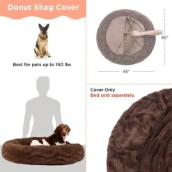 Best Friends By Sheri The Original Calming Donut Cat & Dog Bed Replacement Cover 7 Best Friends By Sheri The Original Calming Donut Cat & Dog Bed Replacement Cover -Cat Supplies 361025 PT2. AC SS1800 V1641944264