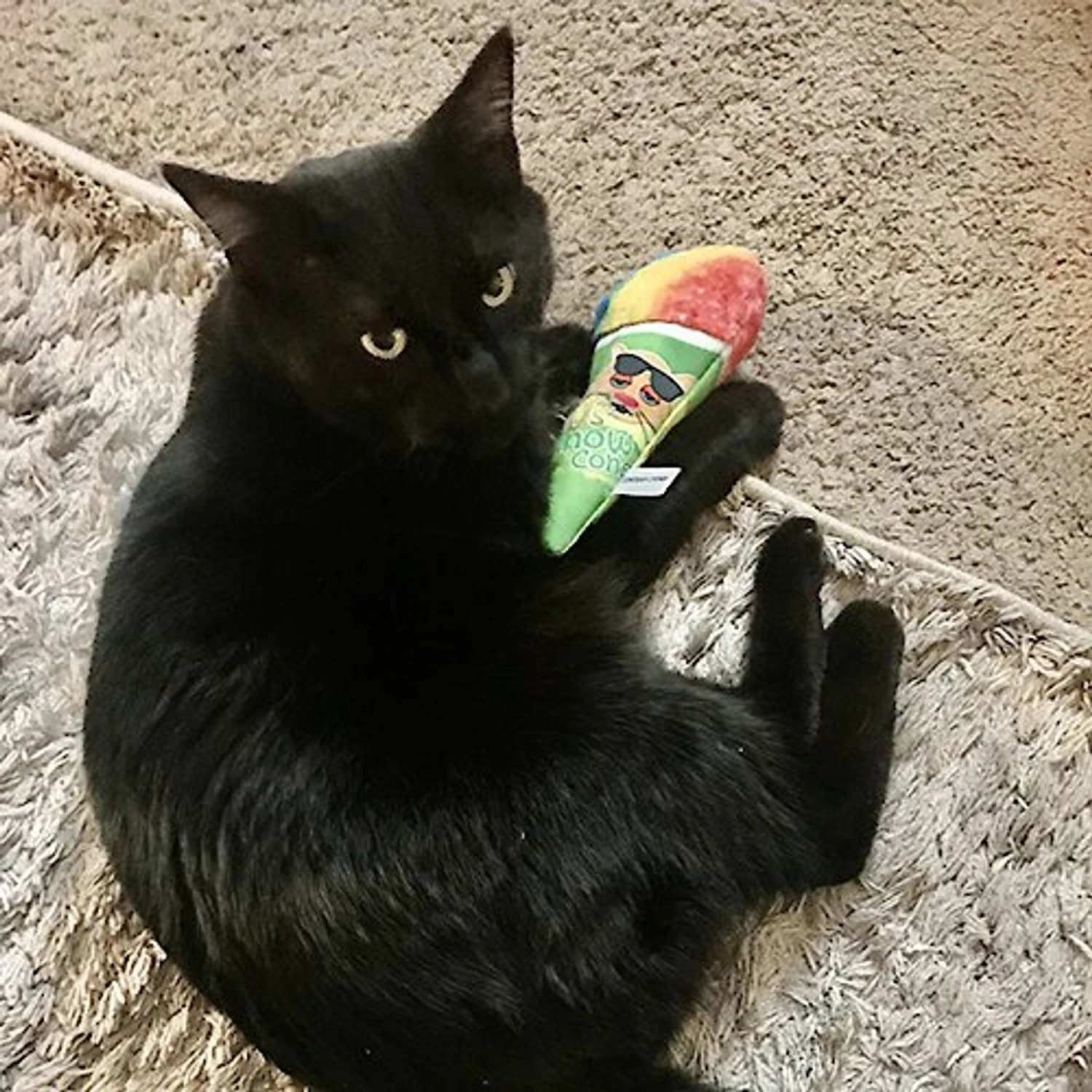 Meowijuana Get Chilled Snowcone Refillable Plush Cat Toy With Catnip 4 Meowijuana Get Chilled Snowcone Refillable Plush Cat Toy With Catnip - Image 4