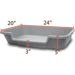 KittyGoHere Cat Litter Pan -Cat Supplies 363930 PT2. AC SS1800 V1643252239