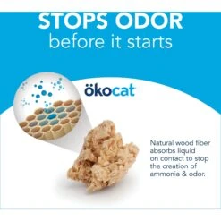 Okocat Original Premium Wood Clumping Cat Litter -Cat Supplies 364521 PT3. AC SS1800 V1657657337