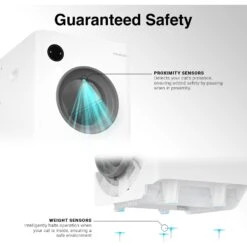 INSTACHEW PURRCLEAN Smart WiFi Enabled Covered Automatic Self-Cleaning Cat Litter Box, White -Cat Supplies 371228 PT3. AC SS1800 V1660515171