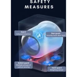 INSTACHEW PURRCLEAN Smart WiFi Enabled Covered Automatic Self-Cleaning Cat Litter Box, White -Cat Supplies 371228 PT6. AC SS1800 V1658683392