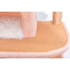 Catry 75-in Scratching Posts Condo Cat Tree, Beige -Cat Supplies 373043 PT6. AC SS1800 V1647028906