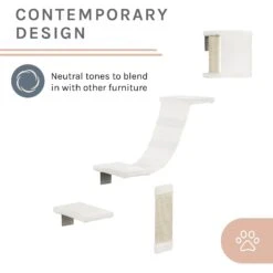 Sam's Pets Addison Wall Climber Cat Tree -Cat Supplies 373155 PT3. AC SS1800 V1647292959