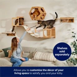 Frisco Cushioned Wall Mounted Cat Wall Shelf -Cat Supplies 373443 PT3. AC SS1800 V1675692706